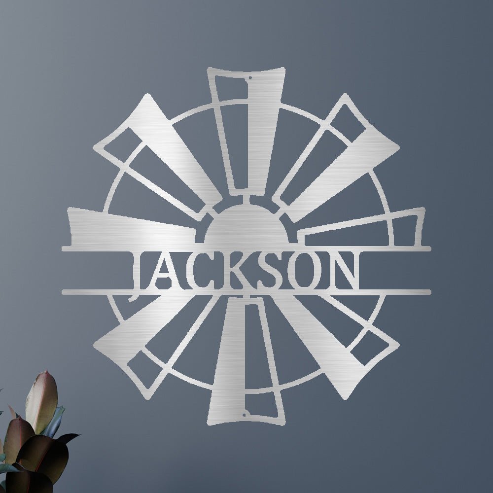 Windmill Personalized Gifts - Custom Metal Sign